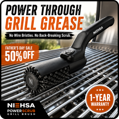 Niesha PowerScrub Grill Brush